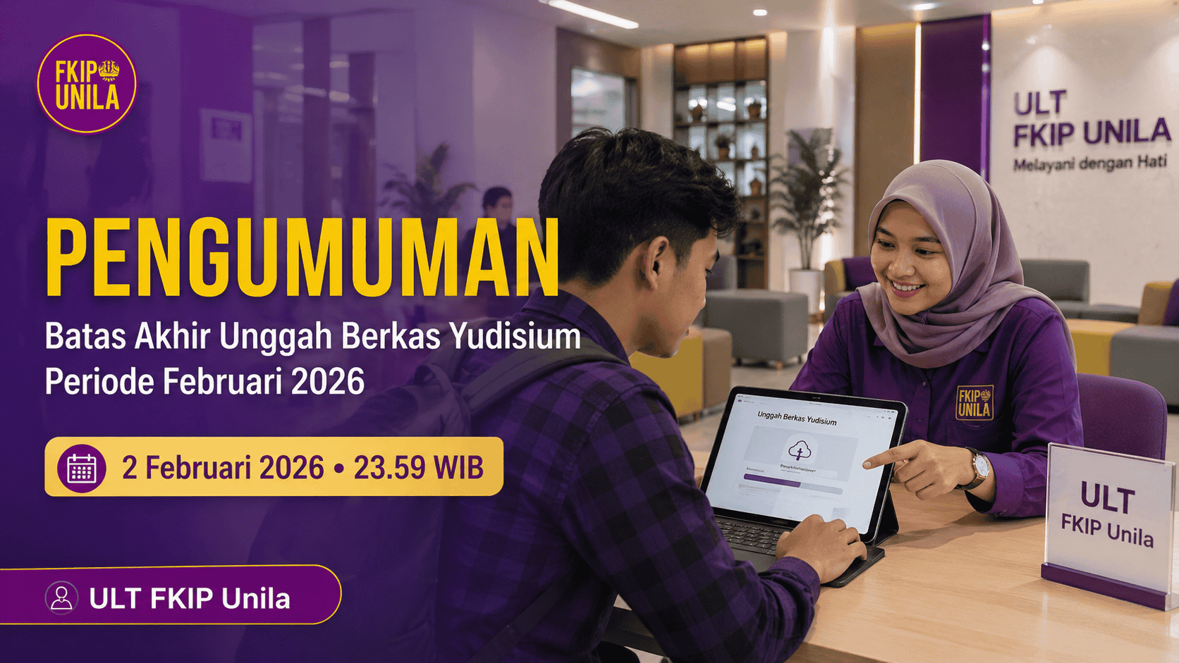 Batas Akhir Unggah Berkas Yudisium Periode Februari 2026
